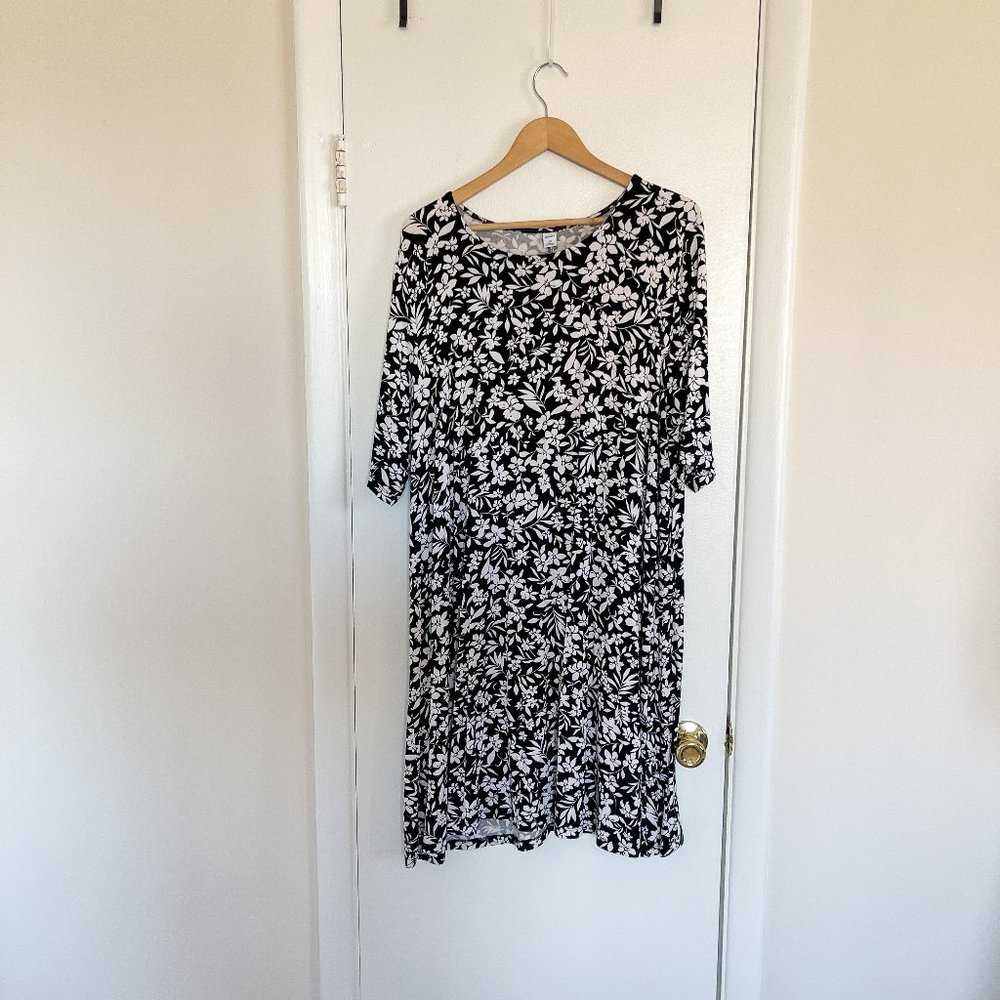 Old Navy Midi Dress with Floral Pattern